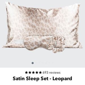 Kitsch Satin Sleep Set Leopard